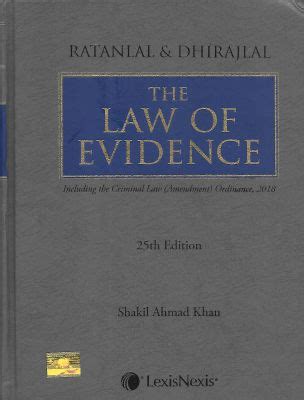 Ratanlal and Dhirajlal The Law of Evidence (The Hindi translation of 24th Edition) Doc