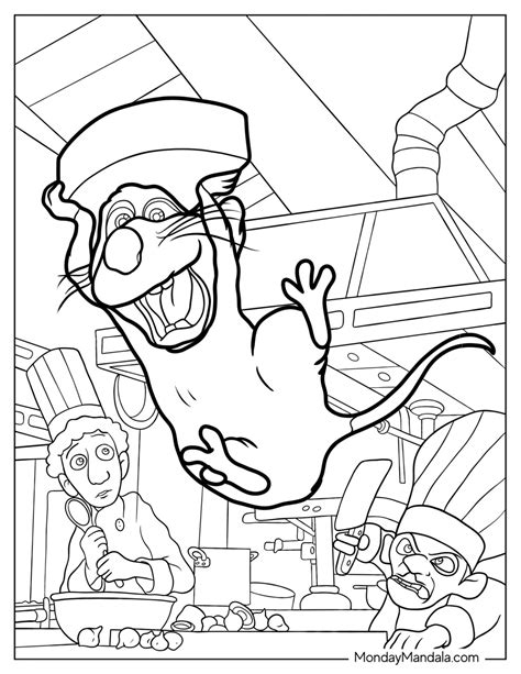 Ratatouille Coloring Pages: A Culinary Adventure for All Ages