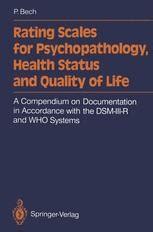 Rating Scales for Psychopathology, Health Status and Quality of Life A Compendium on Documentation Reader