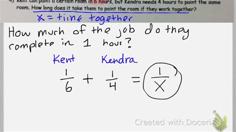Rational Function Word Problems Examples And Solutions PDF