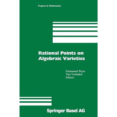 Rational Points on Algebraic Varieties Epub