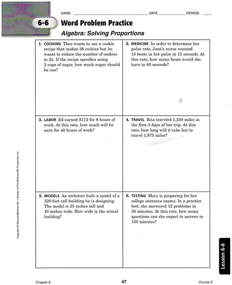 Ratios And Proportions Word Problems Answer Key Epub