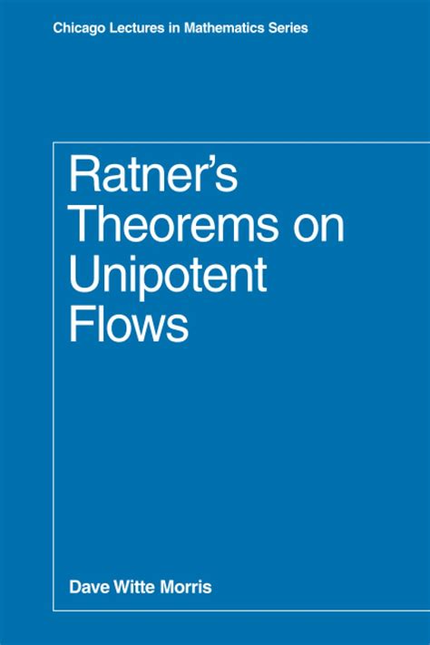 Ratner's Theorems on Unipotent Flows Doc