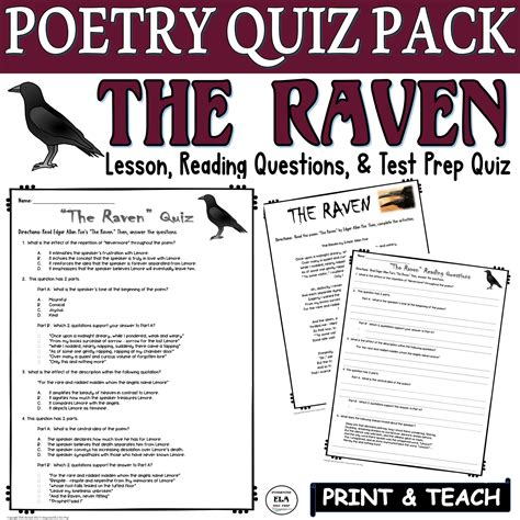 Raven Edgar Allan Poe Selection Test Answers Epub