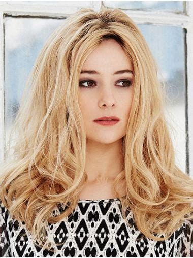 Ravishing Long Wavy Lace Front Ombre/2-Tone Without Bangs Real Human Hair Wig for 2025