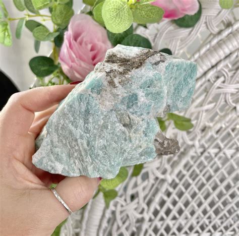 Raw Amazonite in the Spotlight