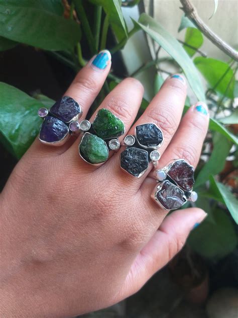 Raw Gemstone Rings: A Natural Statement of Elegance