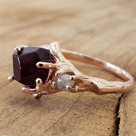 Raw Stone Rings: Nature's Embrace on Your Finger