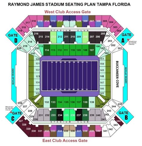 Raymond James Seat Chart