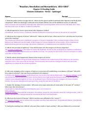 Reaction And Revolution 19 2 Answers Reader