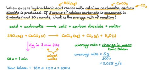 Reaction Between CaCO3 and HCl: A Comprehensive Exploration