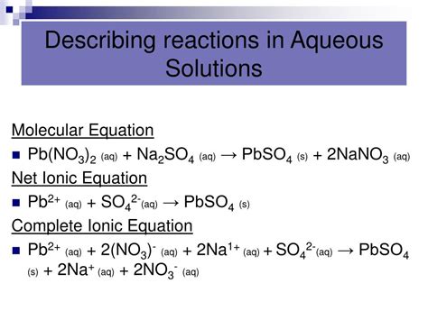 Reactions In Aqueous Solution Kindle Editon