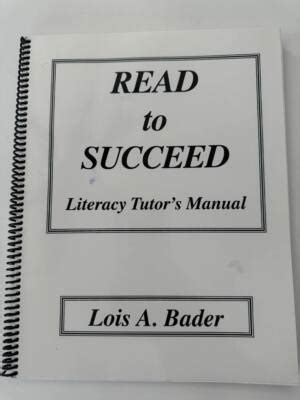 Read to Succeed Literacy Tutor s Manual PDF