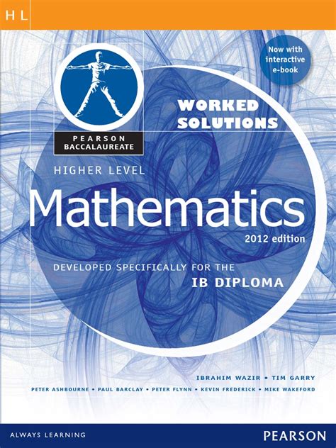 Read unlimited books online:  MATHEMATICS HL WORKED SOLUTIONS 2ND EDITION PDF BOOK Kindle Editon