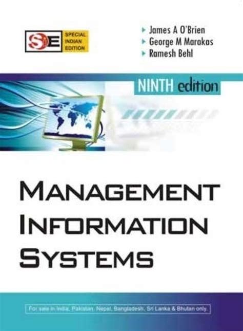 Read unlimited books online: Management Information Systems, Ninth Edition_Management ... PDF Book PDF BOOK Kindle Editon