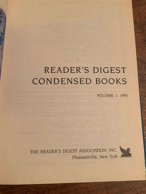 Reader s Digest Condensed Books Volume 1 1983 Reader