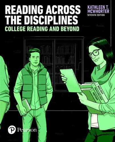 Reading Across The Disciplines Answers PDF