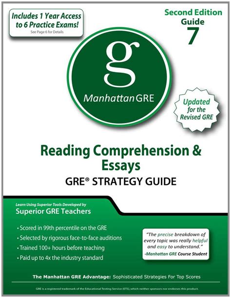 Reading Comprehension Essays Manhattan Strategy Reader