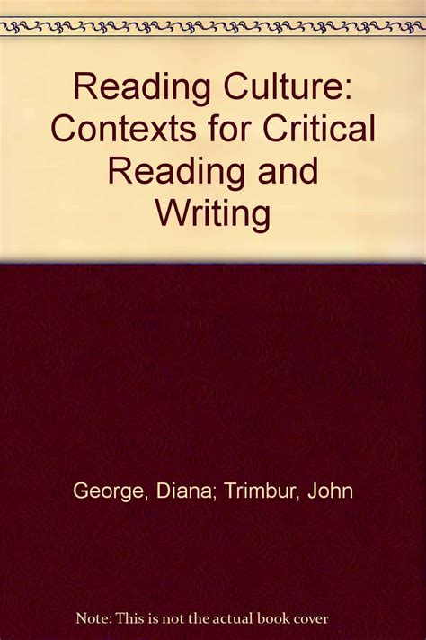 Reading Culture Contexts For Critical Reading and Writing Epub