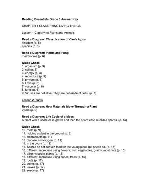 Reading Essentials Grade 6 Answer Key Macmillanmcgraw Hill Reader