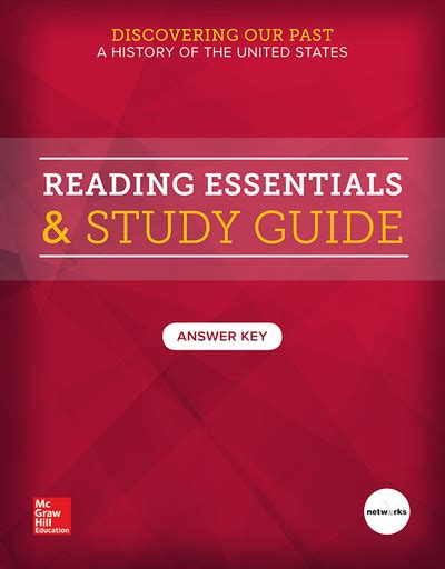 Reading Essentials Study Guide Answer Key Doc