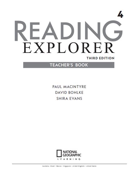 Reading Explorer 4 Answer Key Online Reader