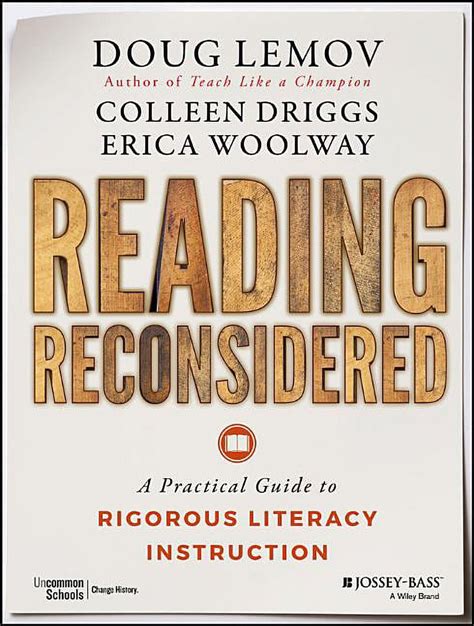 Reading Reconsidered A Practical Guide to Rigorous Literacy Instruction Doc