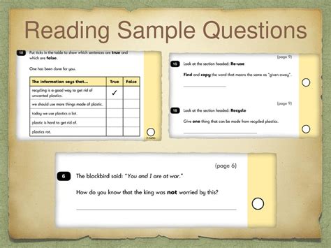 Reading Sample Questions