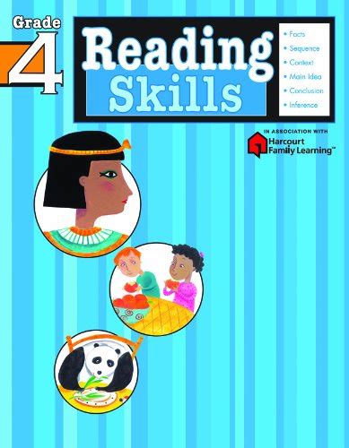 Reading Skills: Grade 4 (Flash Kids Harcourt Family Learning) Kindle Editon