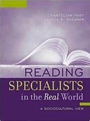 Reading Specialists in the Real World A Sociocultural View Epub