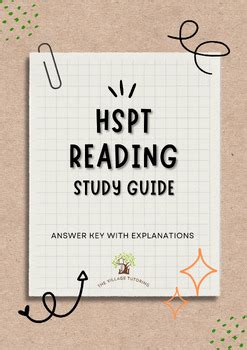 Reading Study Guide Answer Key Reader