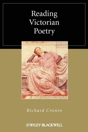 Reading Victorian Poetry Epub