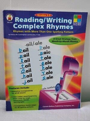 Reading Writing Complex Rhymes Grades 2 3 Rhymes with More Than One Spelling Pattern The Four-Bolcks Leteracy Model Kindle Editon