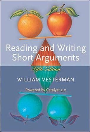 Reading and Writing Short Arguments with Student Access to Catalyst PDF