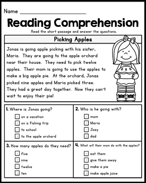 Reading comprehension