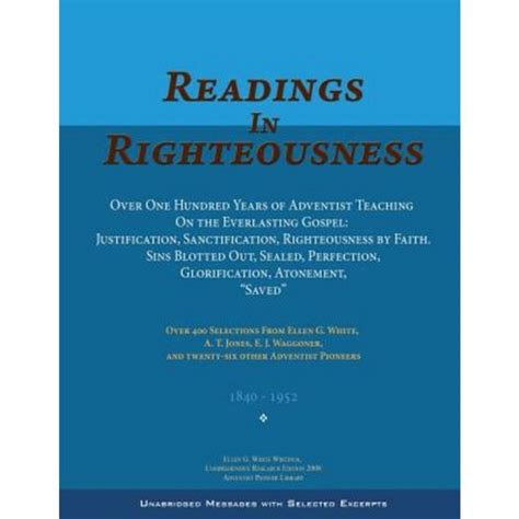 Readings In Righteousness Unabridged Messages with Selected Excerpts Doc