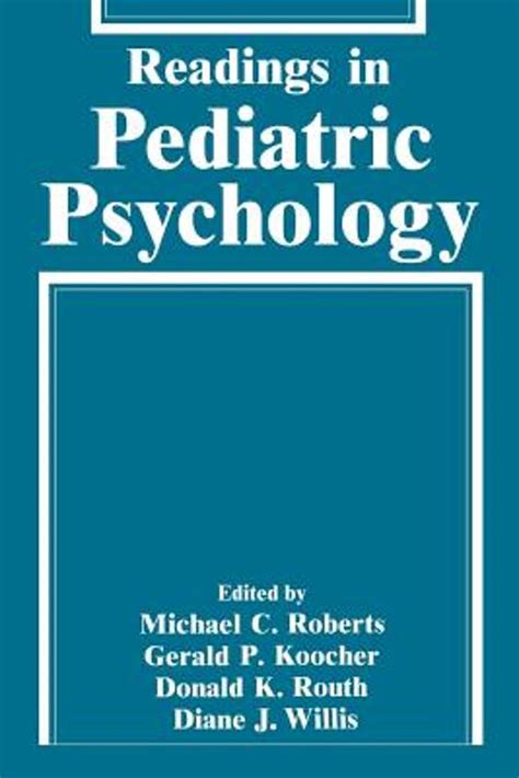 Readings in Pediatric Psychology 1st Edition PDF
