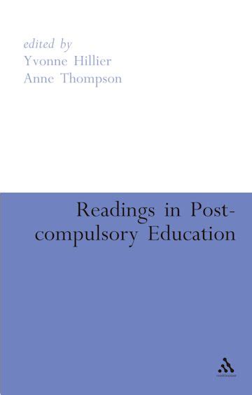 Readings in Post-Compulsory Education PDF