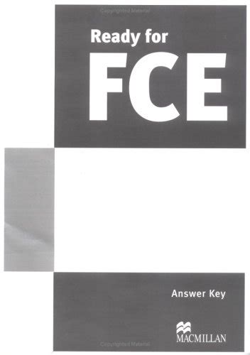 Ready For Fce Answer Key PDF