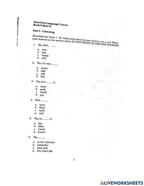 Ready To Go On Quiz 9b Answers Reader
