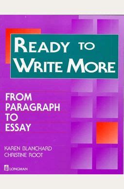 Ready to Write More From Paragraph to Essay PDF