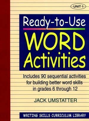 Ready-to-Use Word Activities Unit 1 PDF