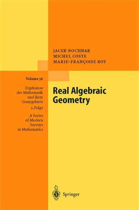 Real Algebraic Geometry Reader