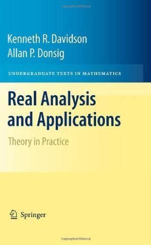 Real Analysis and Applications Theory in Practice Doc