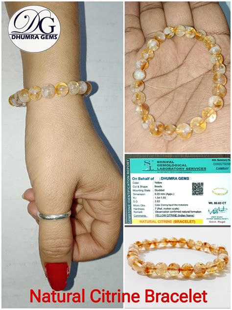 Real Citrine Bracelets: Exquisite Jewels with Mystical Properties