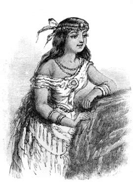 Real Drawing Pocahontas