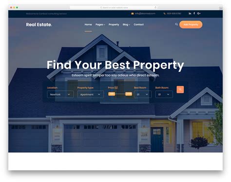 Real Estate Broker Website Templates