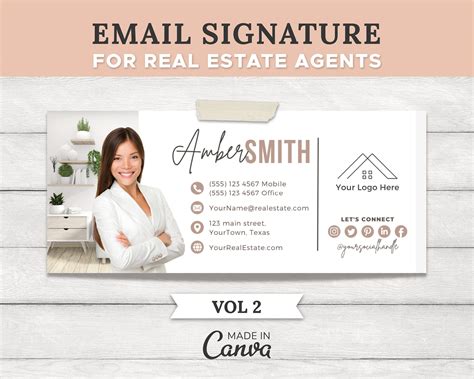 Real Estate Email Signature Templates