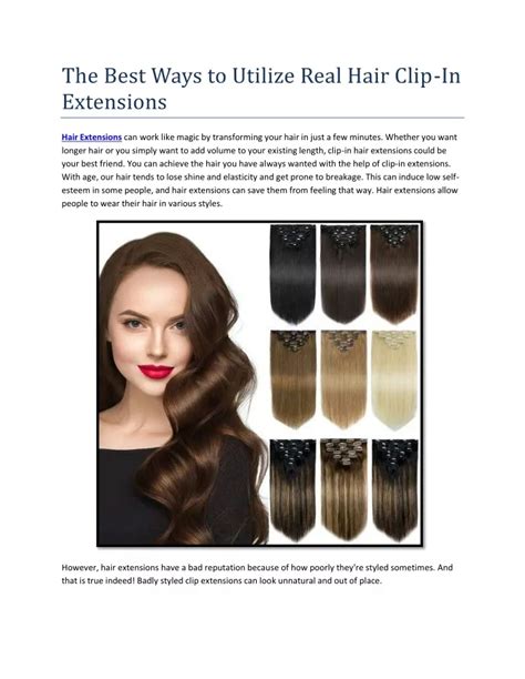 Real Hair Clip In Extensions: The Ultimate Guide to Enhance Your Locks