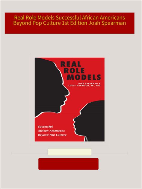 Real Role Models Successful African Americans Beyond Pop Culture Kindle Editon